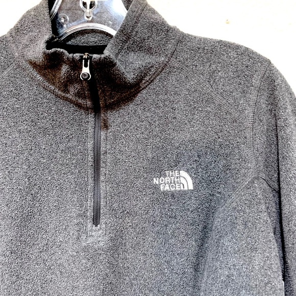 The North Face Women Fleece Pullover Half Zip Grey Small - Picture 15 of 15